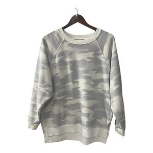American Eagle Jegging Fit White & Gray Camouflage  Sweatshirt Size S Women